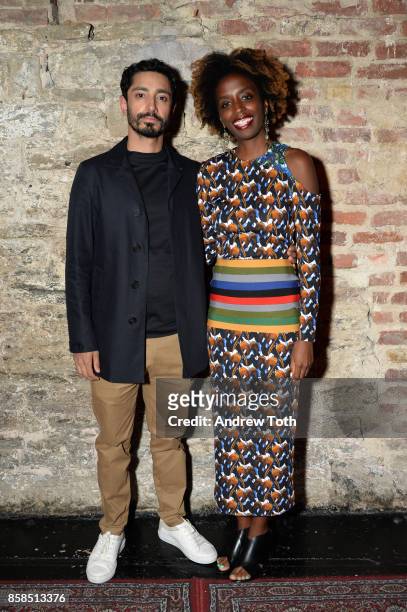 Riz Ahmed and Alexis Okeowo attend The 2017 New Yorker Festival at Gramercy Theatre on October 6, 2017 in New York City.