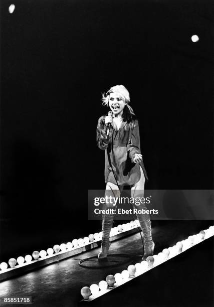 And Debbie HARRY, Debbie Harry performing on stage