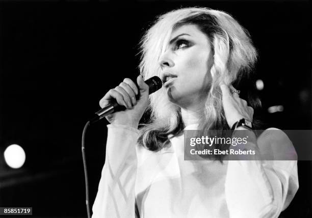 And Debbie HARRY; Debbie Harry performing on stage