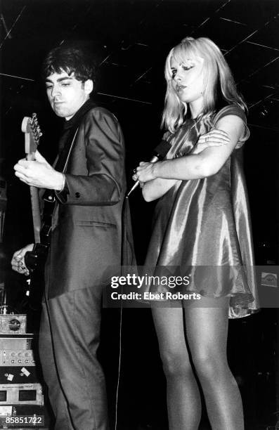 And Debbie HARRY and Chris STEIN; Chris Stein and Debbie Harry performing on stage