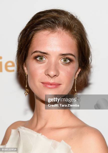 Actress Liv Lisa Fries attends the premiere of Beta Film's 'Babylon Berlin' at The Theatre at Ace Hotel on October 6, 2017 in Los Angeles, California.