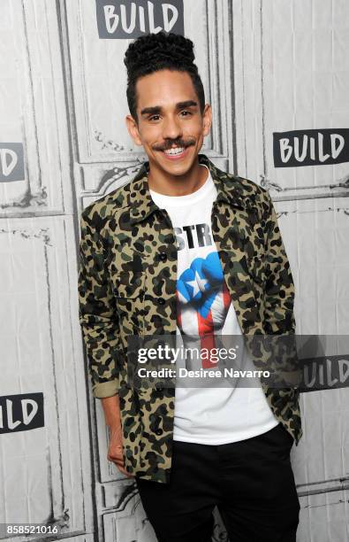 Actor Ray Santiago visits Build to discuss 'Ash Vs Evil Dead' at Build Studio on October 6, 2017 in New York City.