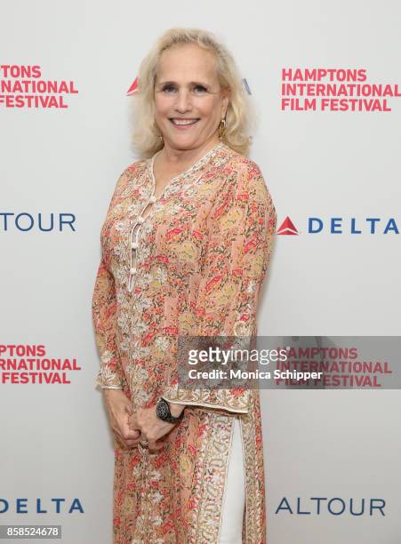 Anne Barish attends the photo call for "GoodBye Chrisopher Robin" at Southampton UA4, Theatre 1, during Hamptons International Film Festival 2017 -...