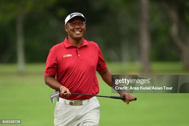 Antonio Lascuna of Philippines pictured during round three of the Yeangder Tournament Players Championship at Linkou lnternational Golf and Country...