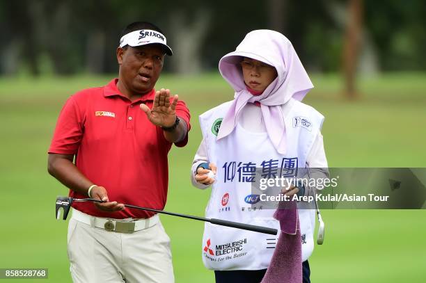 Antonio Lascuna of Philippines pictured during round three of the Yeangder Tournament Players Championship at Linkou lnternational Golf and Country...