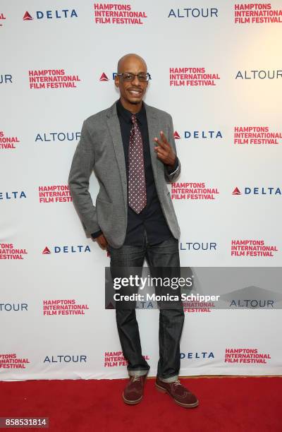 Kenny Kool attends the red carpet during Hamptons International Film Festival 2017 - Day Two on October 6, 2017 in East Hampton, New York.