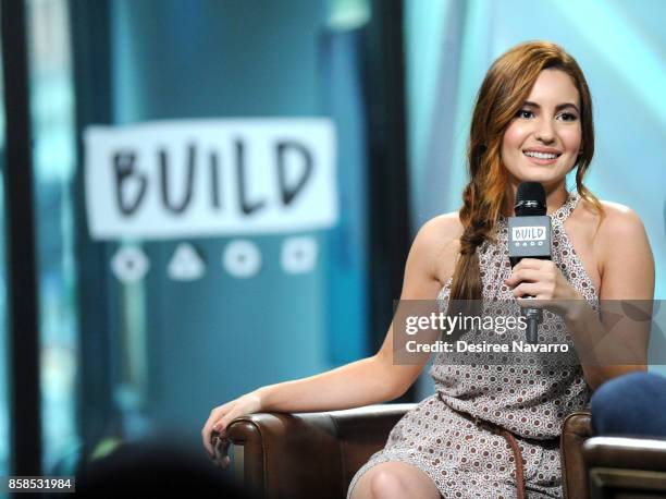 Actress Ivana Baquero visits Build to discuss 'The Shannara Chronicles' at Build Studio on October 6, 2017 in New York City.