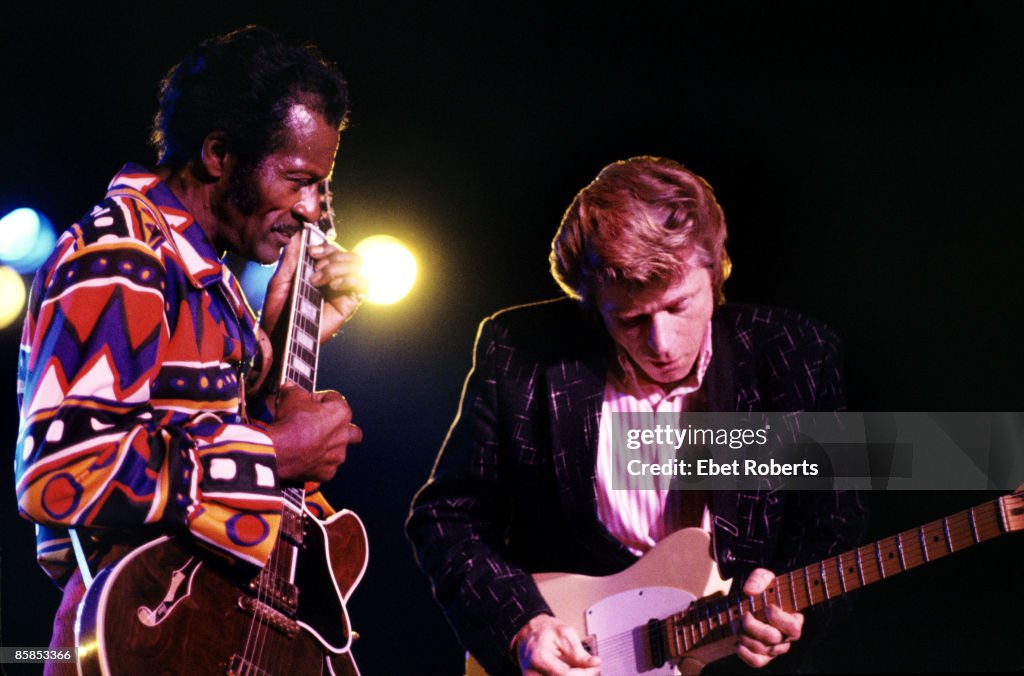 Photo of Chuck BERRY and Dave EDMUNDS