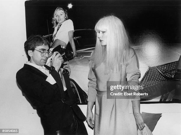 And Chris STEIN and Debbie HARRY; Chris Stein and Debbie Harry at a book release party for "Making Tracks:The Rise Of Blondie", camera