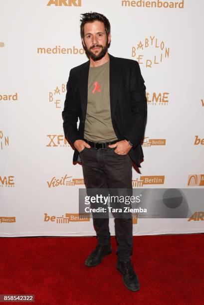 Actor Christian Oliver attends the premiere of Beta Film's 'Babylon Berlin' at The Theatre at Ace Hotel on October 6, 2017 in Los Angeles, California.
