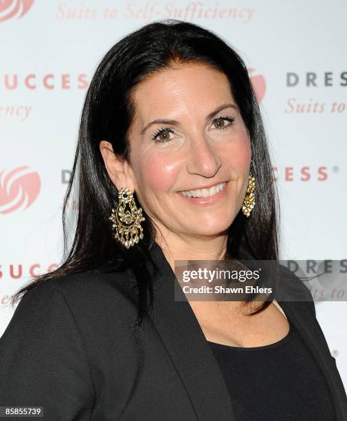 Makeup artist Bobbi Brown attends the 2009 Dress for Success Worldwide Gala at the Grand Hyatt at Grand Central Station on April 7, 2009 in New York...