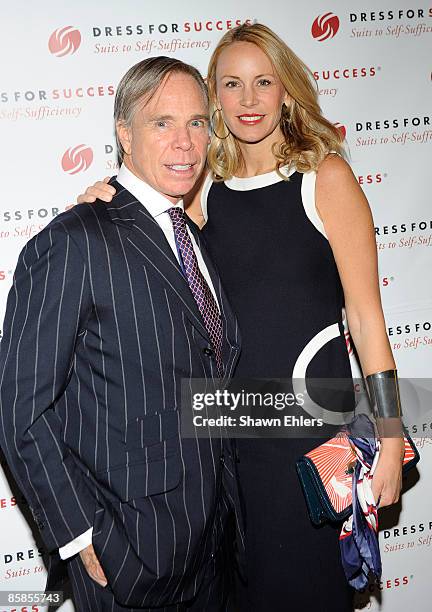 Designer Tommy Hilfiger and Dee Hilfiger attend the 2009 Dress for Success Worldwide Gala at the Grand Hyatt at Grand Central Station on April 7,...