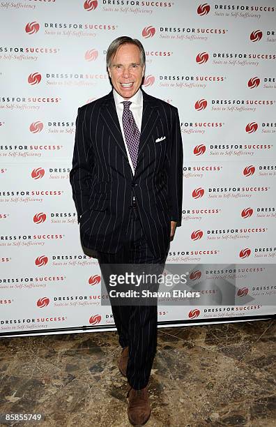 Designer Tommy Hilfiger attends the 2009 Dress for Success Worldwide Gala at the Grand Hyatt at Grand Central Station on April 7, 2009 in New York...