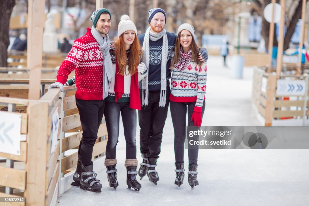 Chilling on ice