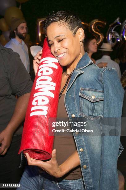 Daphne Wayans attends Russell Simmons' 60th Birthday Party at his Tantris Yoga Center on October 6, 2017 in West Hollywood, California.
