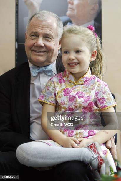 American investor and financial commentator Jim Rogers signs copies of his new book "The Crystal Ball - Jim Rogers and His Investment Prediction" on...