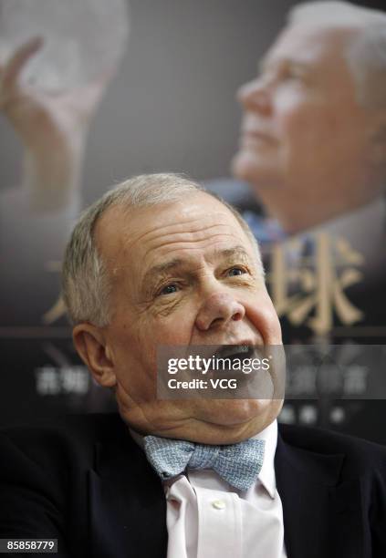 American investor and financial commentator Jim Rogers signs copies of his new book "The Crystal Ball - Jim Rogers and His Investment Prediction" on...