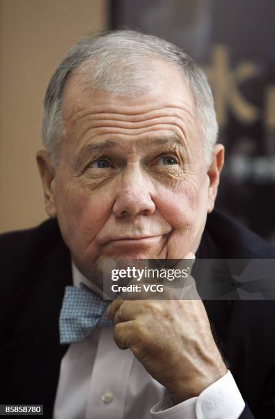 American investor and financial commentator Jim Rogers signs copies of his new book "The Crystal Ball - Jim Rogers and His Investment Prediction" on...