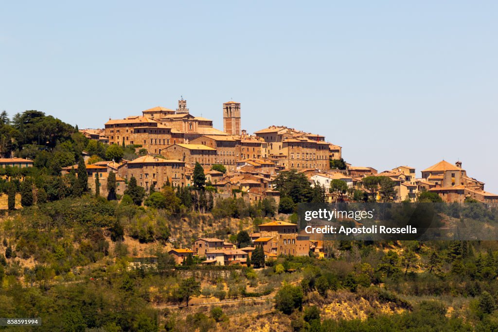 View of Montepulciano, July 17, 2017, Tuscany