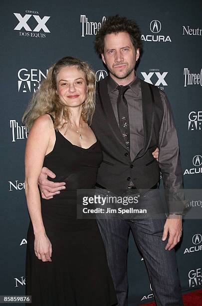 Director Julie Davis and Actor Jamie Kennedy attend the premiere of "Finding Bliss" during the 14th Annual Gen Art Film Festival Presented by Acura...