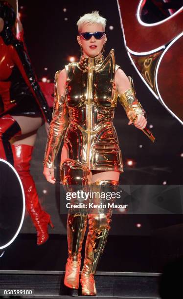 Katy Perry performs onstage during her "Witness: The Tour" at Madison Square Garden on October 6, 2017 in New York City.