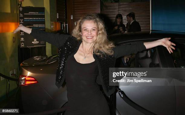 Julie Davis attends the "Finding Bliss" after party during the 14th annual Gen Art Film Festival presented by Acura at BLVD on April 7, 2009 in New...