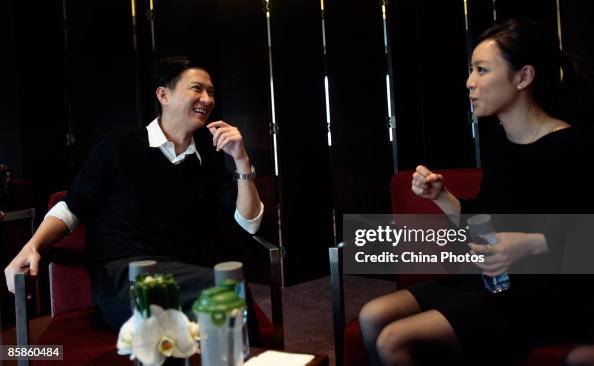 Mickychu Hong Kong actor Nick Cheung and Chinese actress Zhang Jingchu attend ...