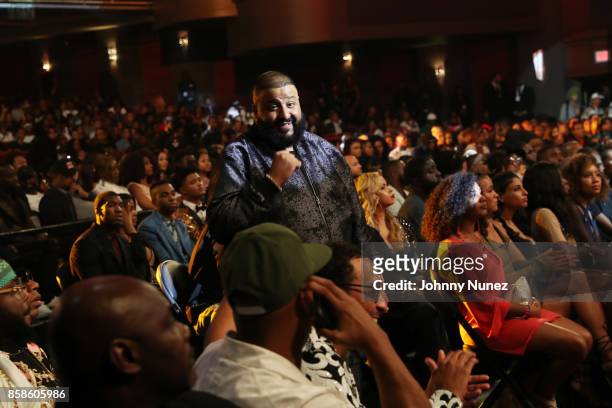 Khaled attends the 2017 BET Hip Hop Awards on October 6, 2017 in Miami Beach, Florida.
