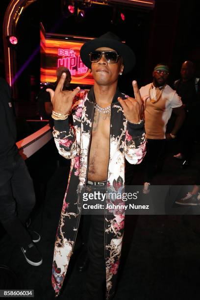 Plies attends the 2017 BET Hip Hop Awards on October 6, 2017 in Miami Beach, Florida.
