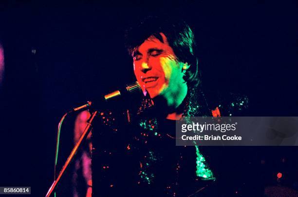 Bryan Ferry of Roxy Music performing at Leicester University on November 18 1972