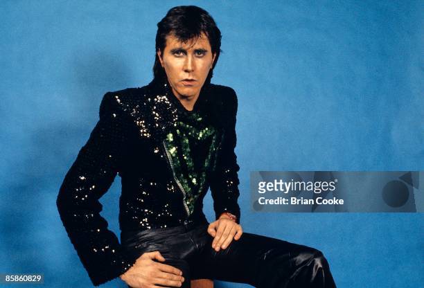 Bryan Ferry of Roxy Music from studio photo shoot in West London on September 18 1972