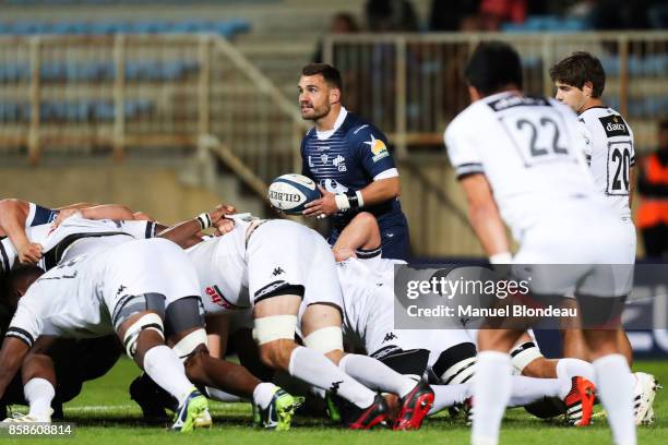 Damien Neveu of Colomiers during the Pro D2 match between Colomiers and Vannes on October 6, 2017 in Colomiers, France.