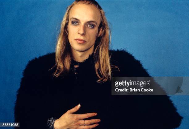 Brian Eno of Roxy Music from studio photo shoot in West London on September 18 1972