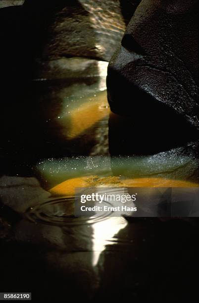 An ice cave in Aspen, Colorado, October 1983.