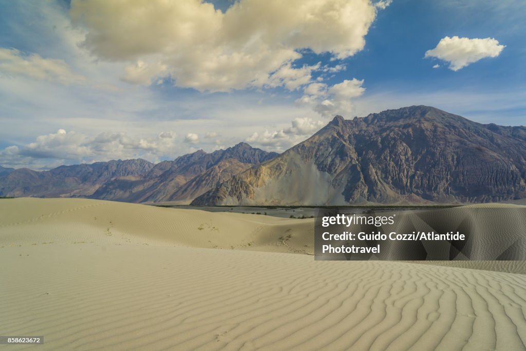 Sand dunes along Shyok Valley