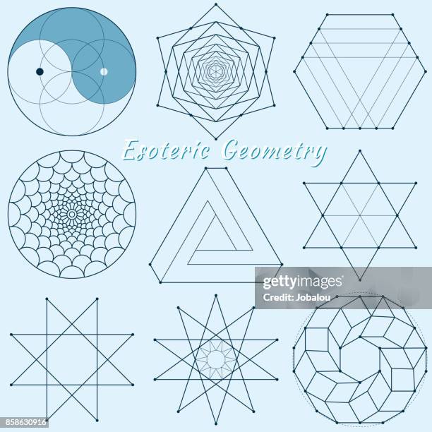 ilustrações de stock, clip art, desenhos animados e ícones de esoteric spiritual geometry - nepal