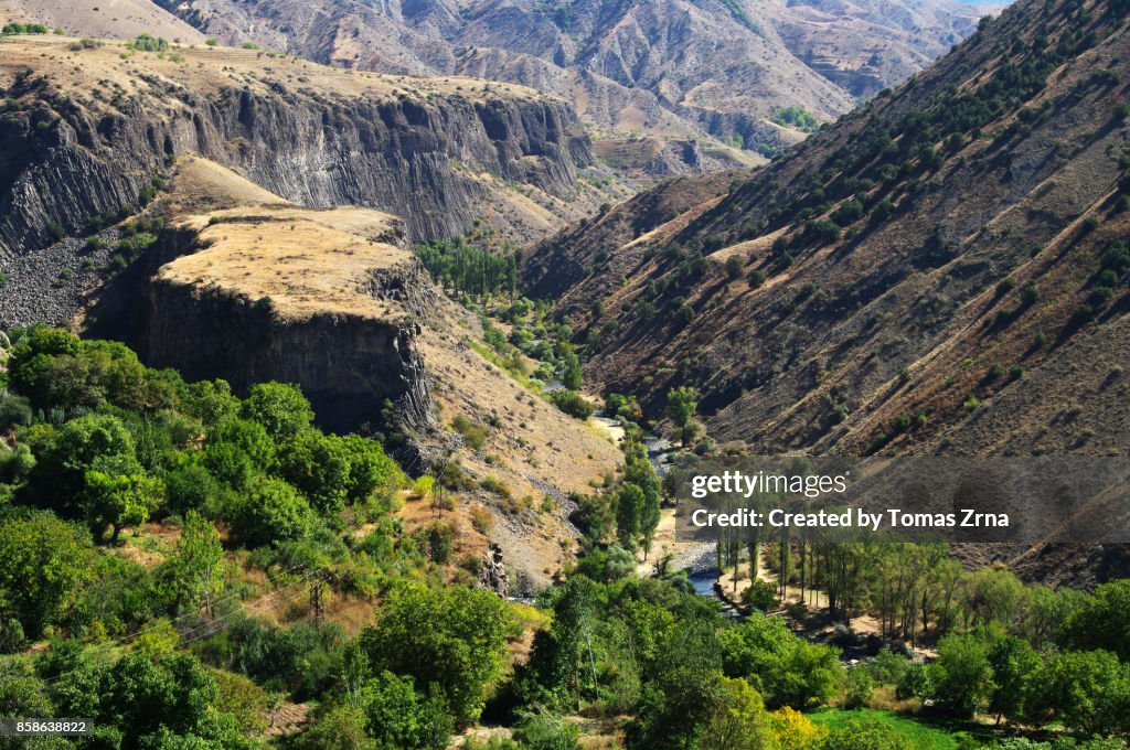 View of Garni Gorge