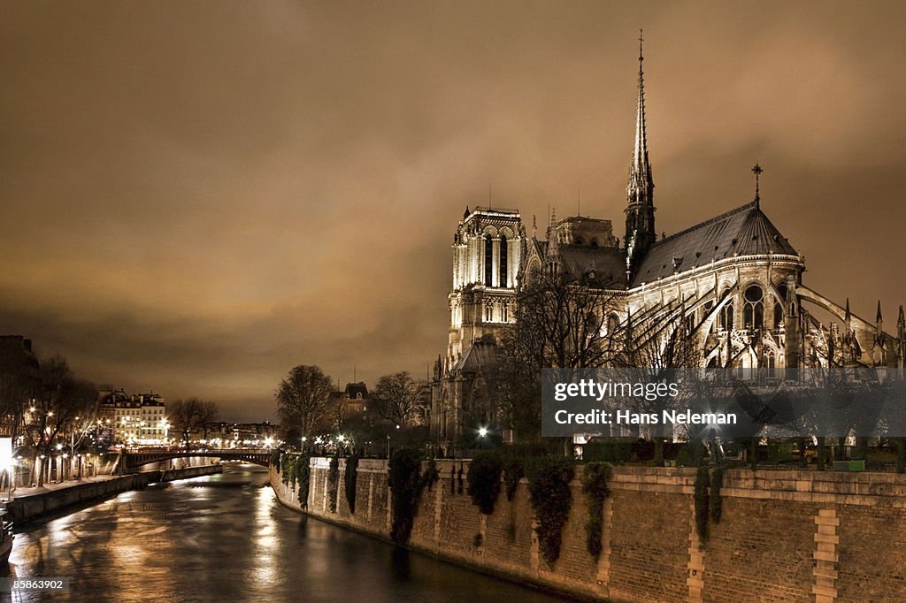 Storm Brewing Over Notre Dame.