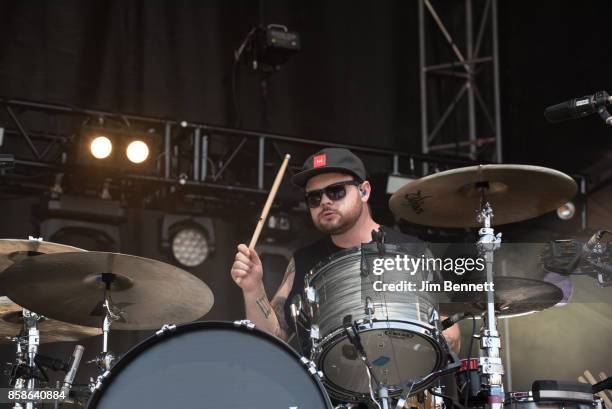 Ben Thatcher of Royal Blood performs live on stage during Austin City Limits Festival at Zilker Park on October 6, 2017 in Austin, TX