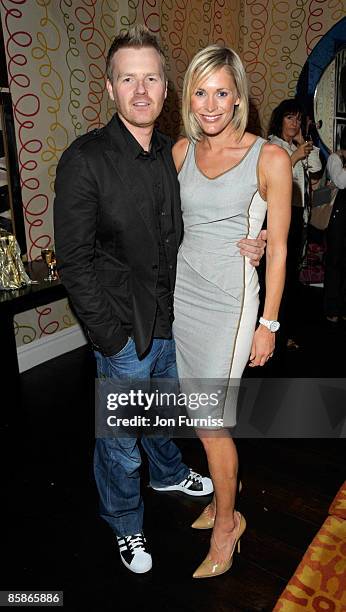 James Midgley and Jenny Falconer attend the VIP screening of 'I love You Man' at Soho Hotel on April 8, 2009 in London, England.