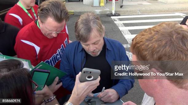 Actor Mark Hamill is seen at Comic-Con New York on October 6, 2017 in New York City.