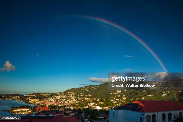 u.s. virgin islands, st. thomas, exterior - charlotte amalie stock pictures, royalty-free photos & images