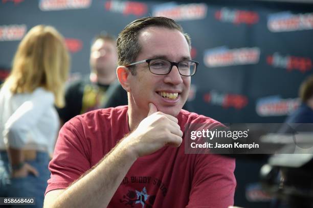 Matt Senreich attends the Robot Chicken Press Hour during New York Comic Con 2017 - JK at Jacob K. Javits Convention Center on October 7, 2017 in New...