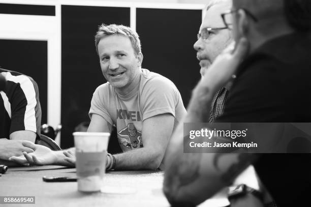 Breckin Meyer attends the Robot Chicken Press Hour during New York Comic Con 2017 - JK at Jacob K. Javits Convention Center on October 7, 2017 in New...