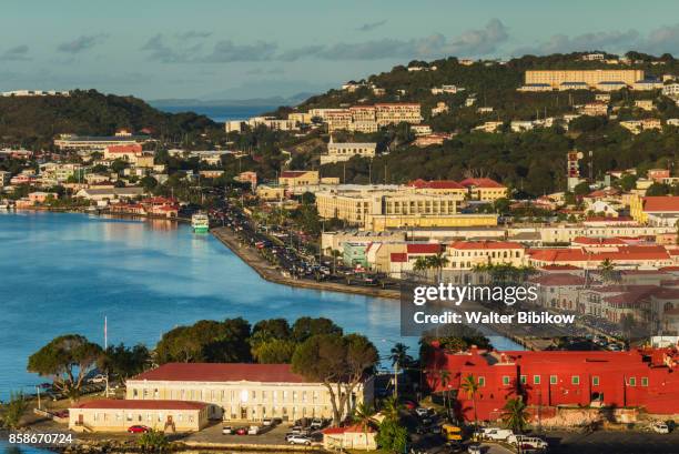 u.s. virgin islands, st. thomas, exterior - charlotte amalie stock pictures, royalty-free photos & images