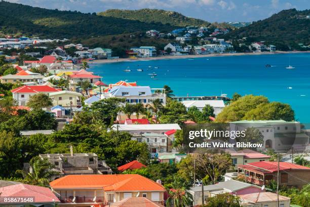 french west indies, st-martin, exterior - saint martin caraíbas imagens e fotografias de stock
