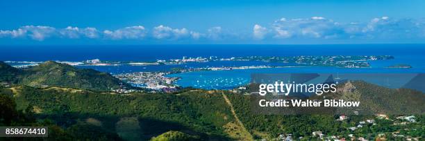 french west indies, st-martin, exterior - marigot stock pictures, royalty-free photos & images