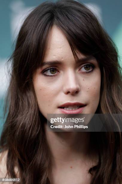 Stacy Martin attends the Create Gala & UK Premiere of "Redoubtable" during the 61st BFI London Film Festival on October 7, 2017 in London, England.