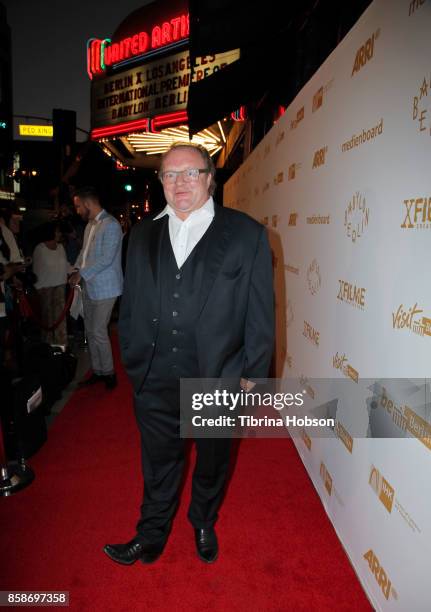 Stefan Arndt attends the oremiere Of Beta Film's 'Babylon Berlin' at The Theatre at Ace Hotel on October 6, 2017 in Los Angeles, California.