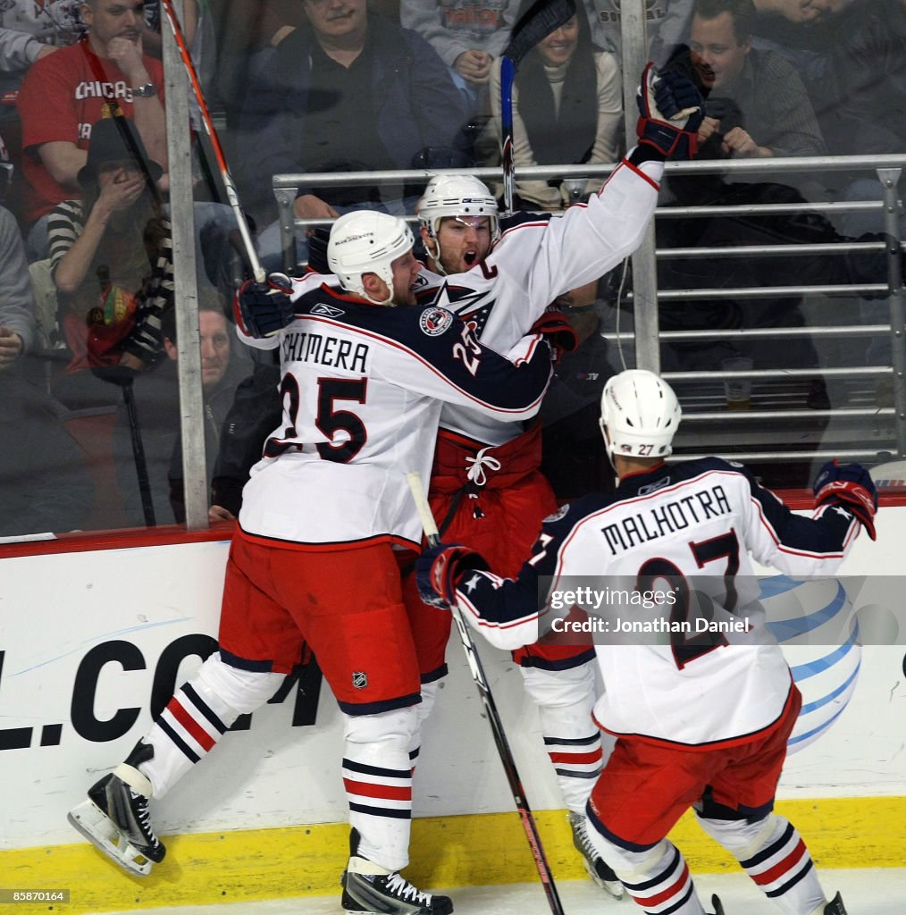 Columbus Blue Jackets v Chicago Blackhawks